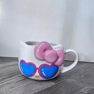 sanrio 2024 hello kitty summer glasses coffee mug cup